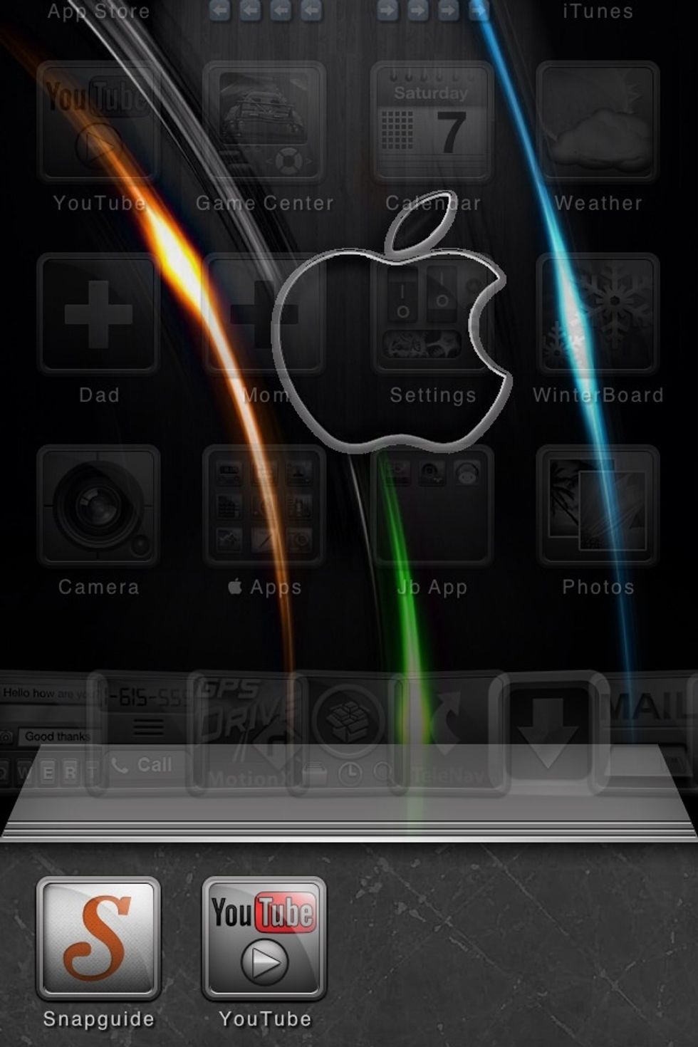 \u2712go to your homescreen \u2712double tap the home button to open the app Switcher