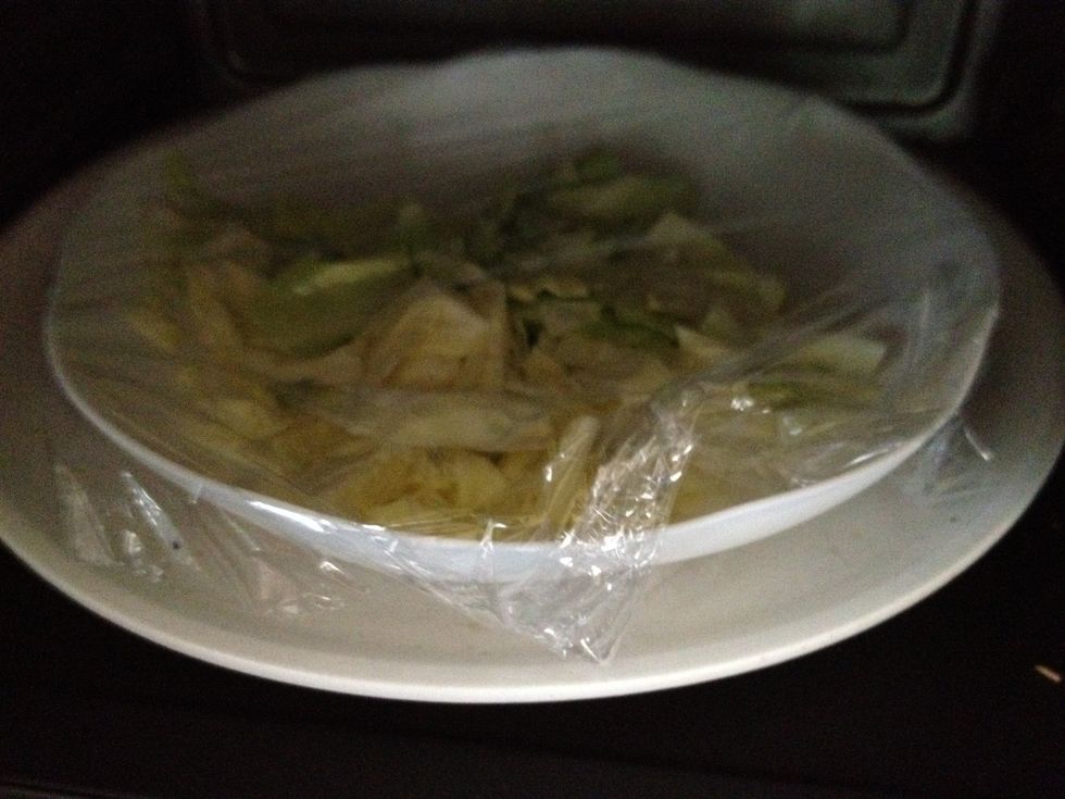 \u30ad\u30e3\u30d9\u30c4\u306f\u30ec\u30f3\u30b8\u3067\u30c1\u30f3\uff01 500w\u3067\u4e8c\u5206\u3084\u308a\u307e\u3057\u305f\u3002