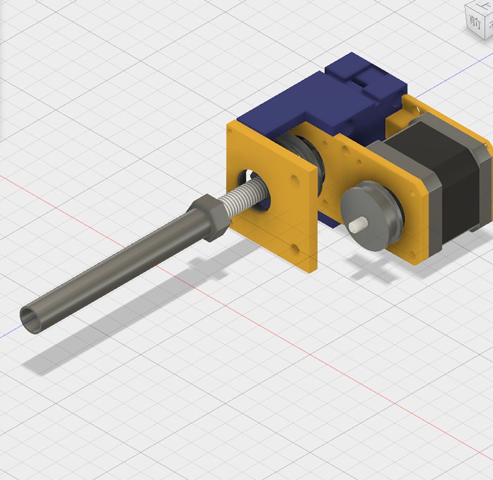 \u30b9\u30c6\u30c3\u30d4\u30f3\u30b0\u30e2\u30fc\u30bf\u30fc\u3092\u63a5\u7d9a\u3057\u307e\u3059\u3002\u4e0a\u624b\u304f\u306f\u307e\u308b\u4e8b\u3092\u78ba\u8a8d\u3057\u3066\u304f\u3060\u3055\u3044\u3002\u307e\u3060\u4eee\u306e\u7d44\u307f\u6bb5\u968e\u3067\u3059\u304c\u3001\u3053\u3061\u3089\u306f\u524d\u9762\u306e\u56db\u9685\u306b\u3042\u308b\u30cd\u30b8\u7a74\u3092\u6b62\u3081\u3066\u3044\u305f\u3060\u3044\u3066\u3082\u5927\u4e08\u592b\u3067\u3059\u3002