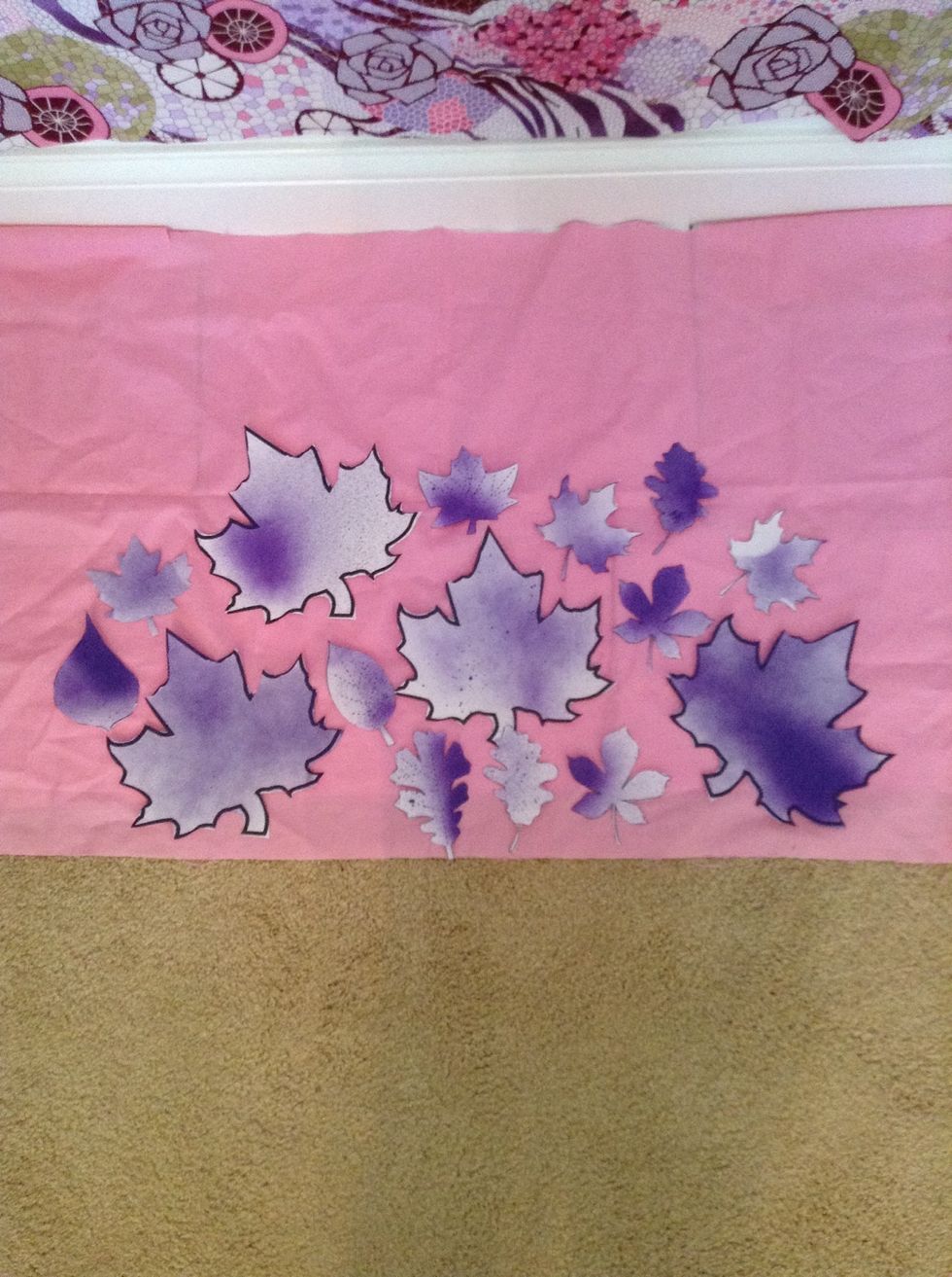 \ud83c\udf41Splatter and ombr\u00e9 effect leaves, check out how to make them on my main channel, Olivia Marie \u2764\ufe0f. It's super fun to make and it made me feel creative and crafty!\ud83c\udf41