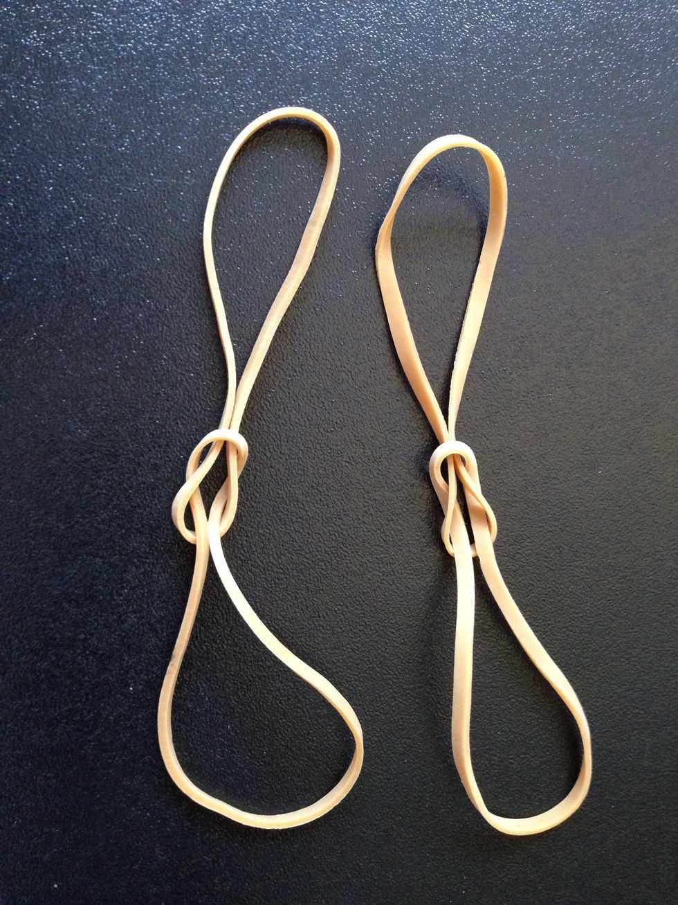 \ud83d\udca5BAM\ud83d\udca5 You now have two homemade bungee cords!
