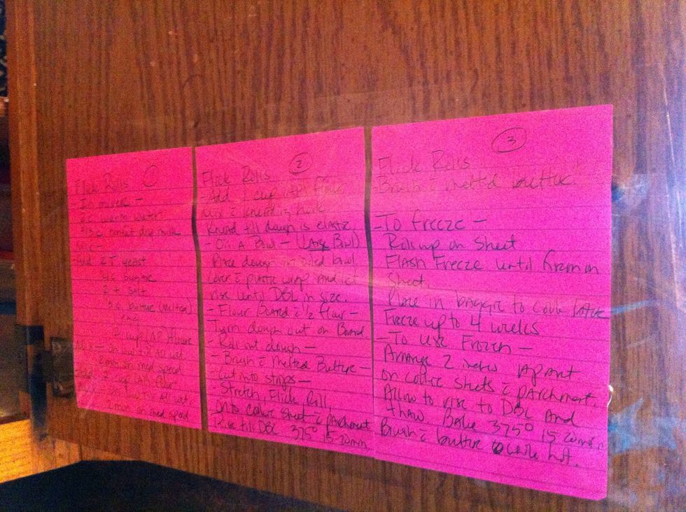 \ud83d\udcdd TIP: I tape my frequent used favorite recipes to the insides of my cabinet doors. I always have it handy. \ud83d\udc4a\ud83d\udc4a\ud83d\udc4a