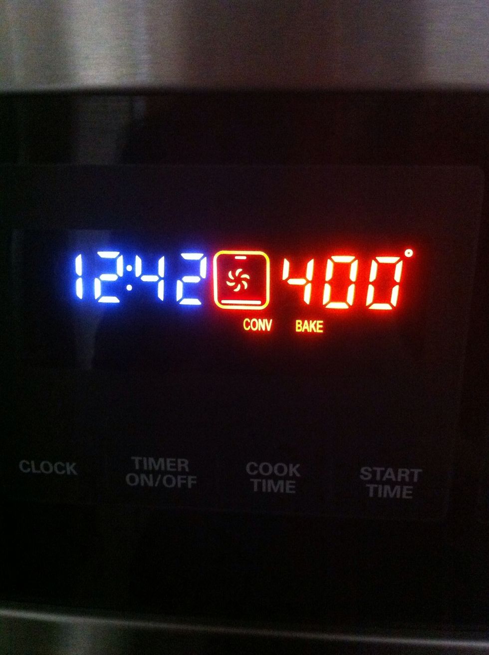 \ud83d\udd25 Preheat the oven to 400 degrees! \ud83d\udd25