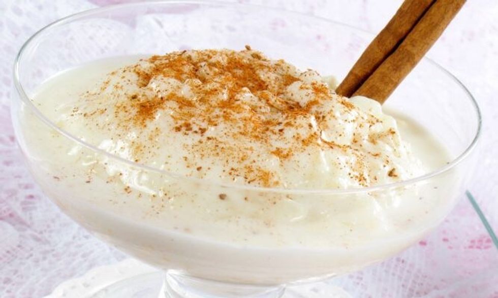 Un postre de buen gusto es el Arroz con leche