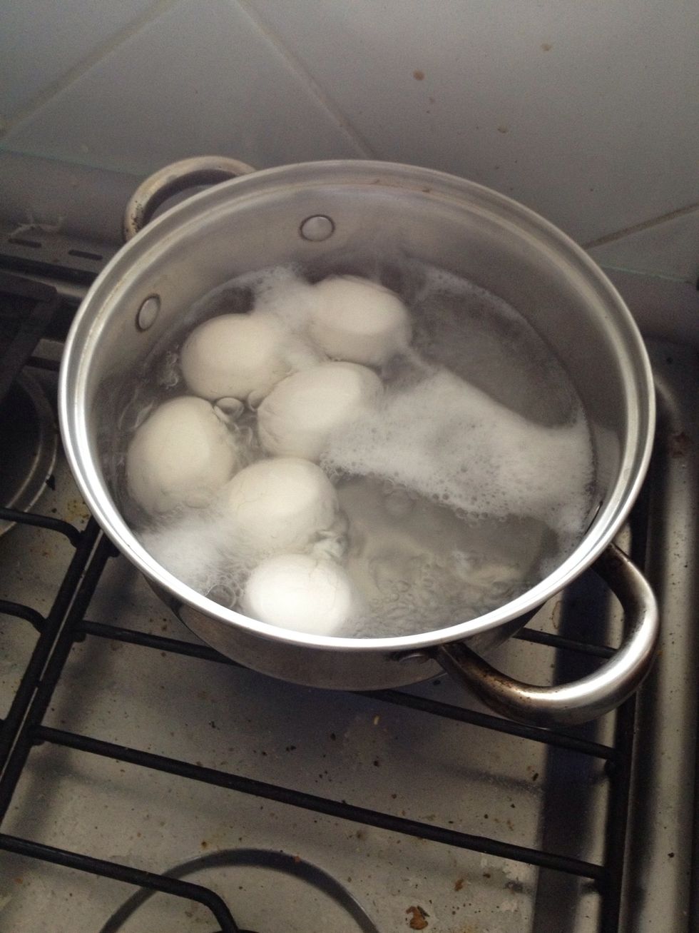 Una vez hervida el agua esperamos 1 minuto m\u00e1s y retiramos