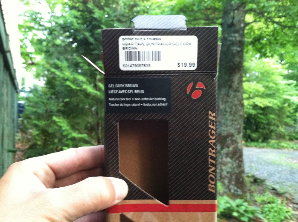 Unbox your bar tape. (also called 'cork')