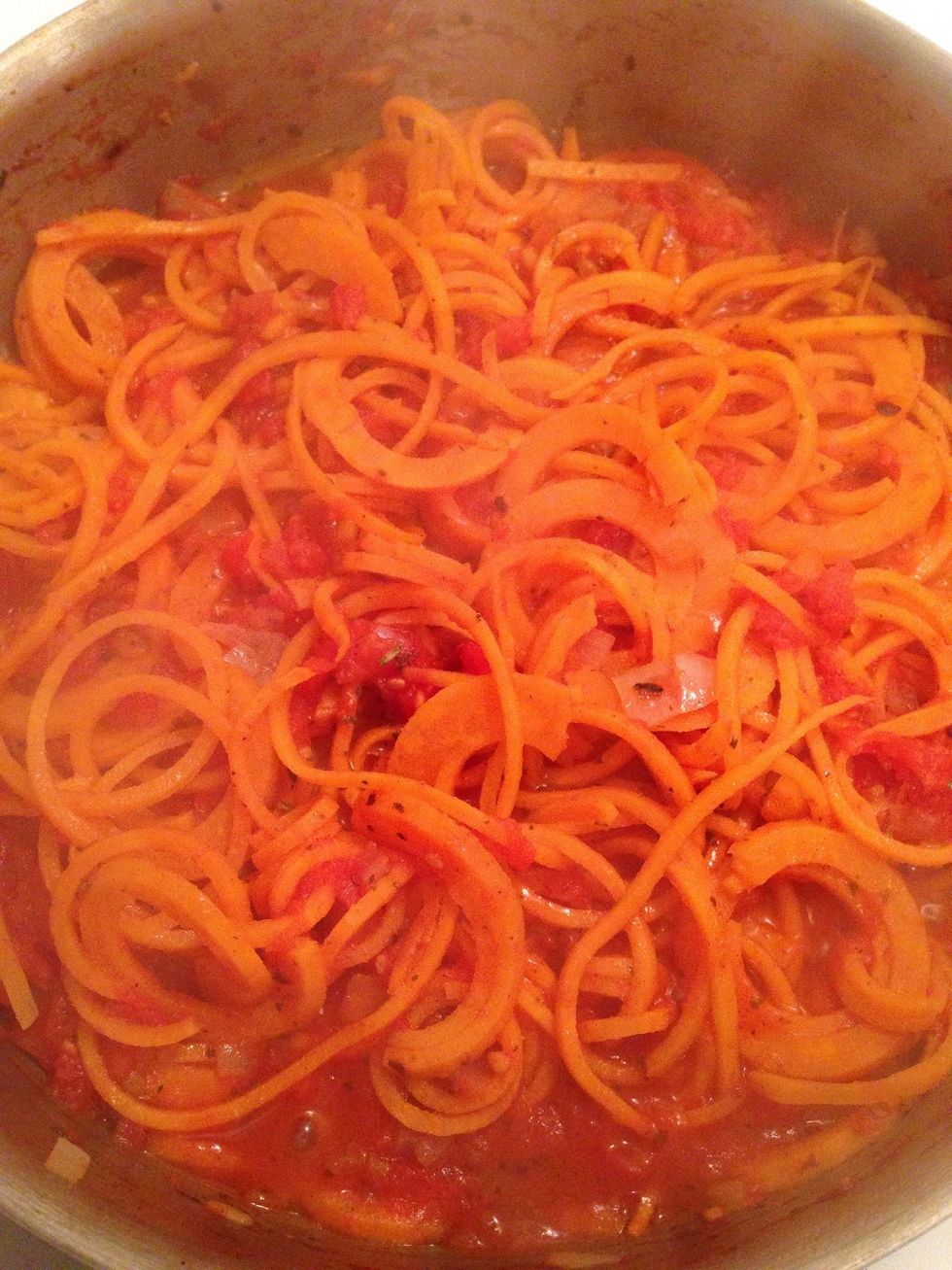 Uncover & toss the noodles again & continue to cook for another 5 minutes. You may have to cook them longer depending on how soft you want the noodles.