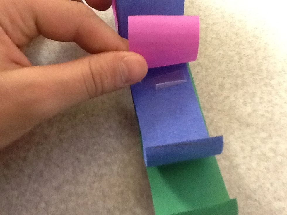 Under the tail pieces use little tape pockets to make it less flimsy