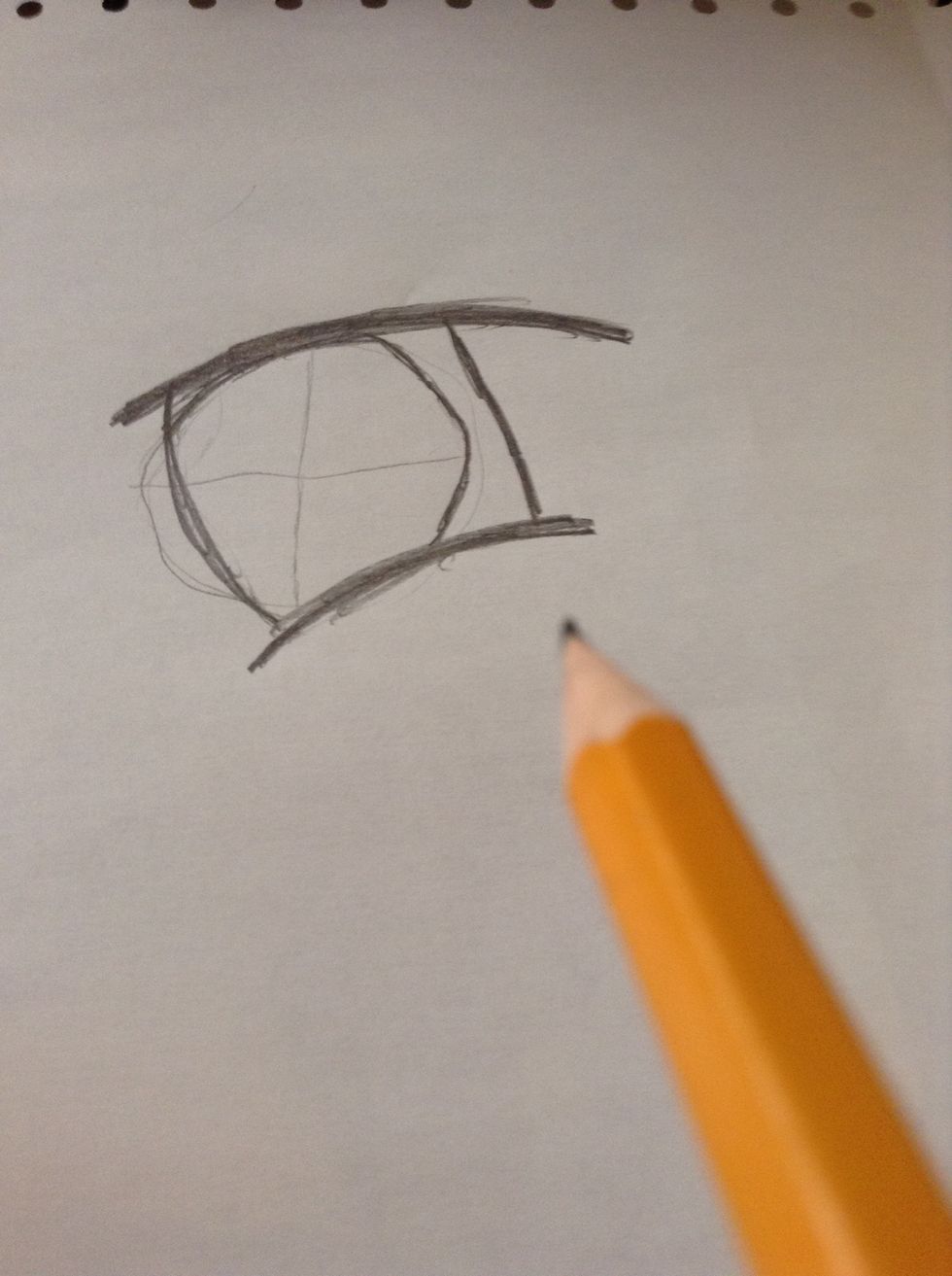 Underline the border of the circle more boldly.