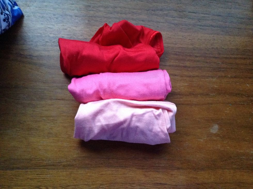 Underwear, try to pick out ugly underwear that you don't like and won't be as noticeable if you stain them. I pick out new ones in case if someone else needs them