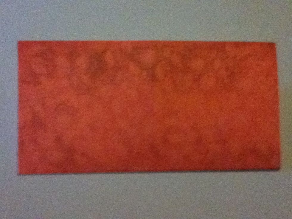 Unfold and fold in half the opposite way