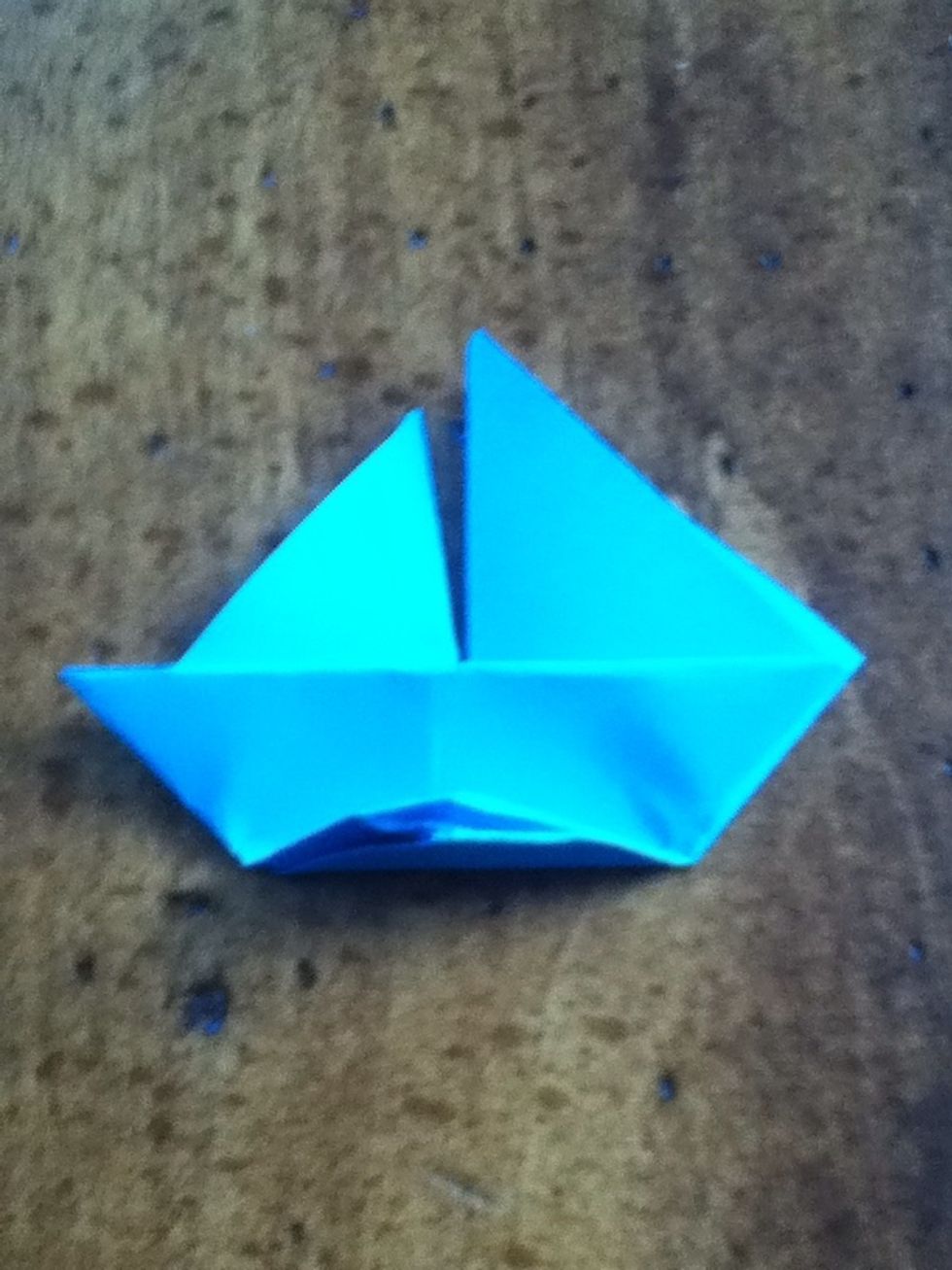 Unfold, but not all the way.