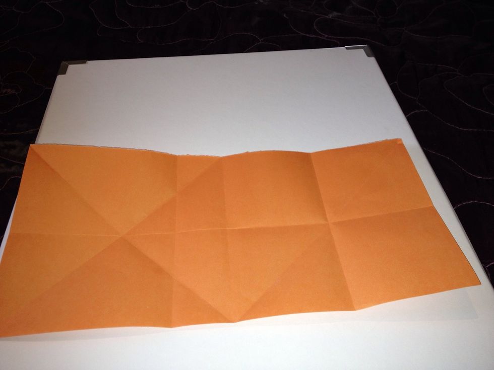 Unfold. Flip over and create a fold ( don't worry if this is a bit hard Iam creating a video as well )