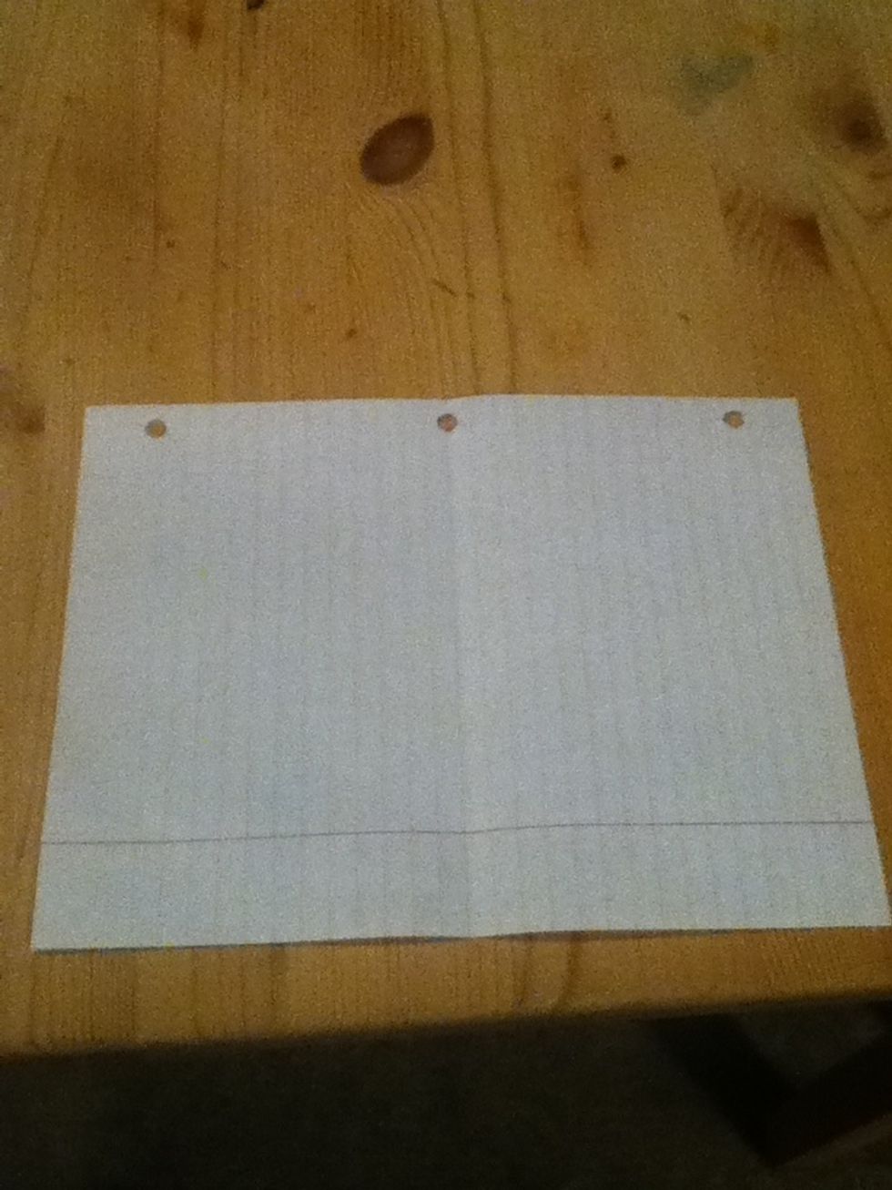 Unfold. The paper should have a fine, flat fold.