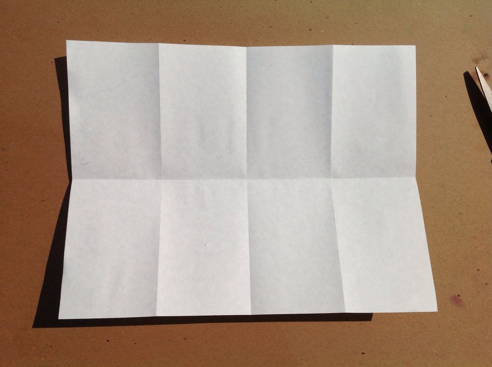 Unfold. Whenever you unfold make sure your creases match up with the one in the picture.