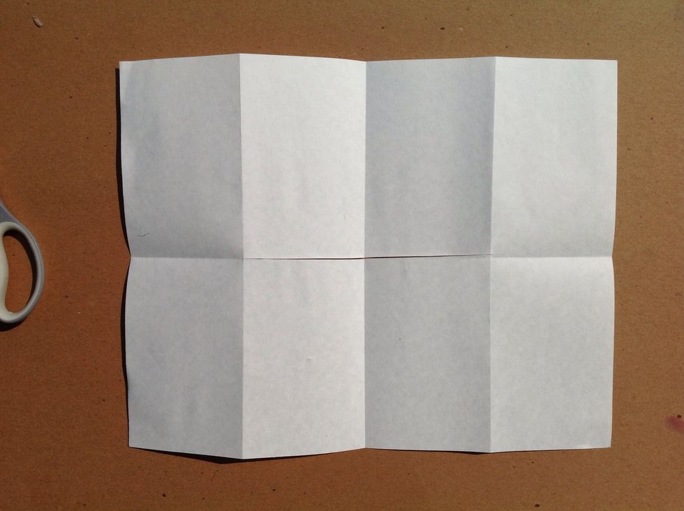 Unfold. Whenever you unfold make sure your creases match up with the one in the picture.