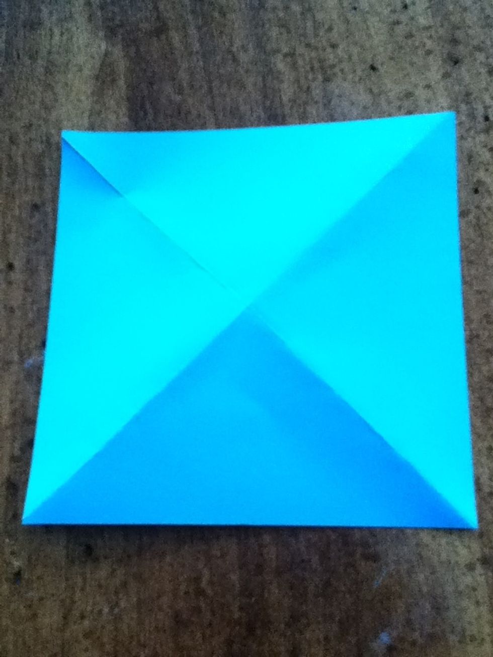Unfold. You should have an X.