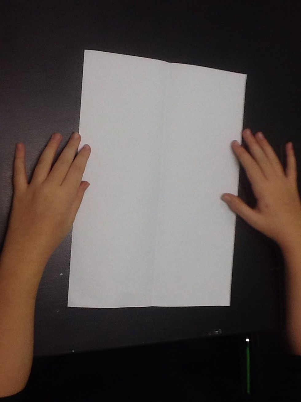 Unfold your piece of paper