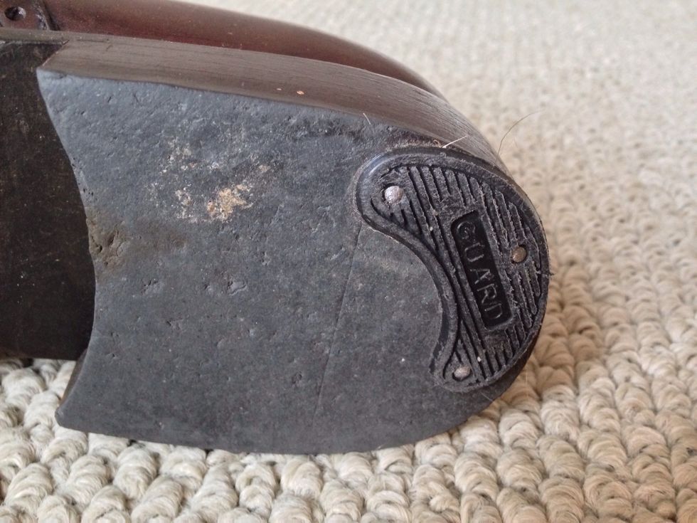 Unless you get a pair of taps. Unlike taps of old, they aren't all metal and slippery. These are rubber and last about 1 year. When they wear down, just replace the tap. Heel is unaffected. Tap = $2