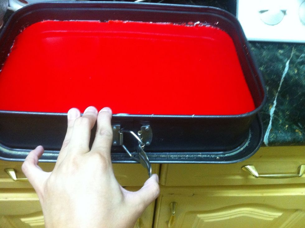 unlock the seal and if u notice any stickey parts use the knife