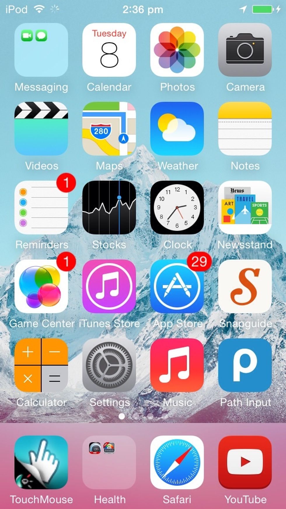 Unlock your iPhone, and through Home Screen, go to App Store