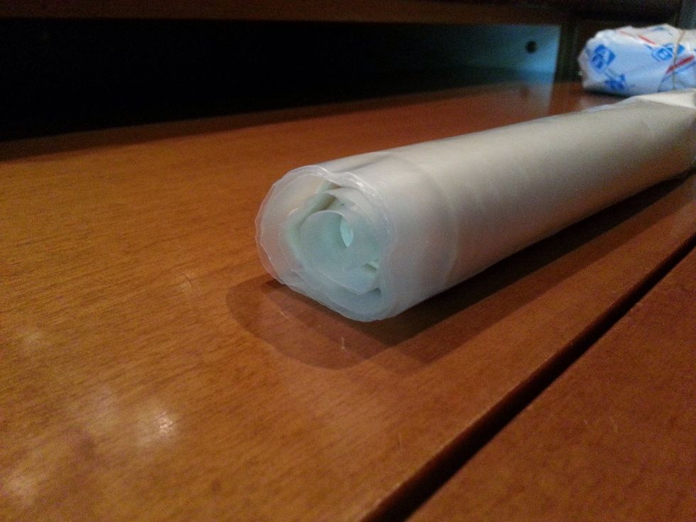 Unroll phyllo pastry pack