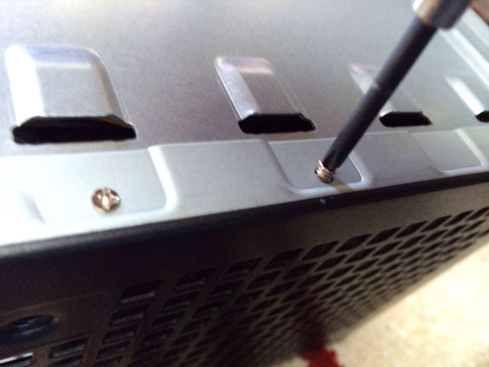 Unscrew the main board frame on both sides (2x 3 very tiny screws)