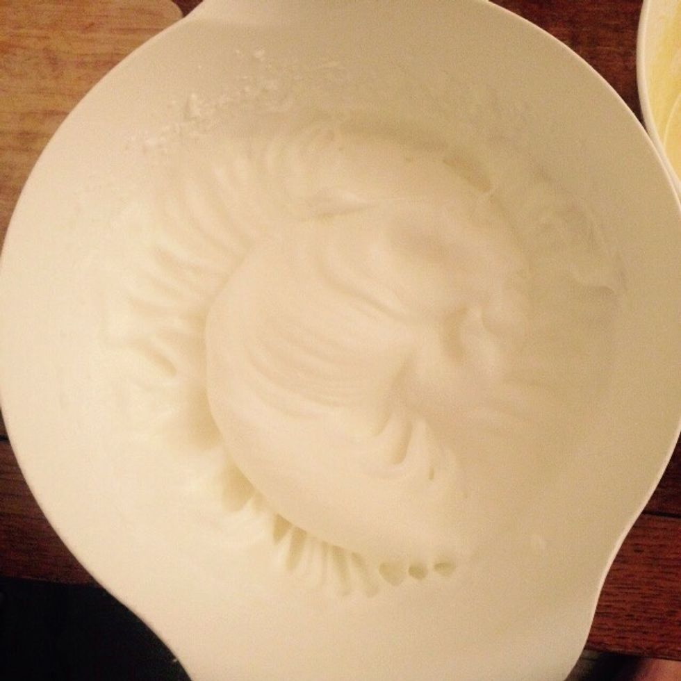 Until firm and foamy