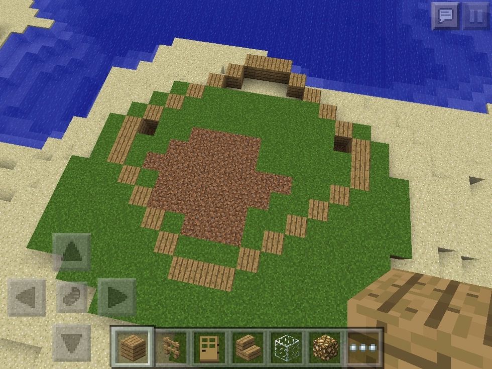 until it looks like this