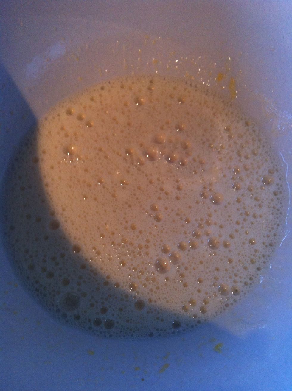 Until its nice and foamy like this.