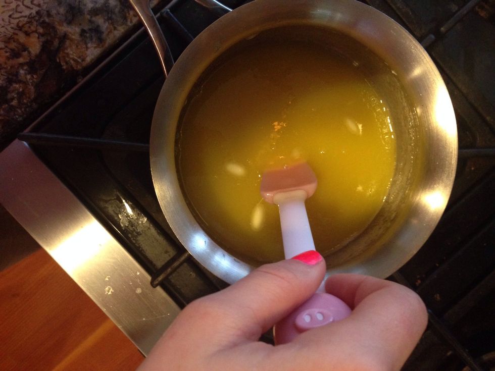 Until smooth, remove from heat, place in a bowl and refrigerate until solid!