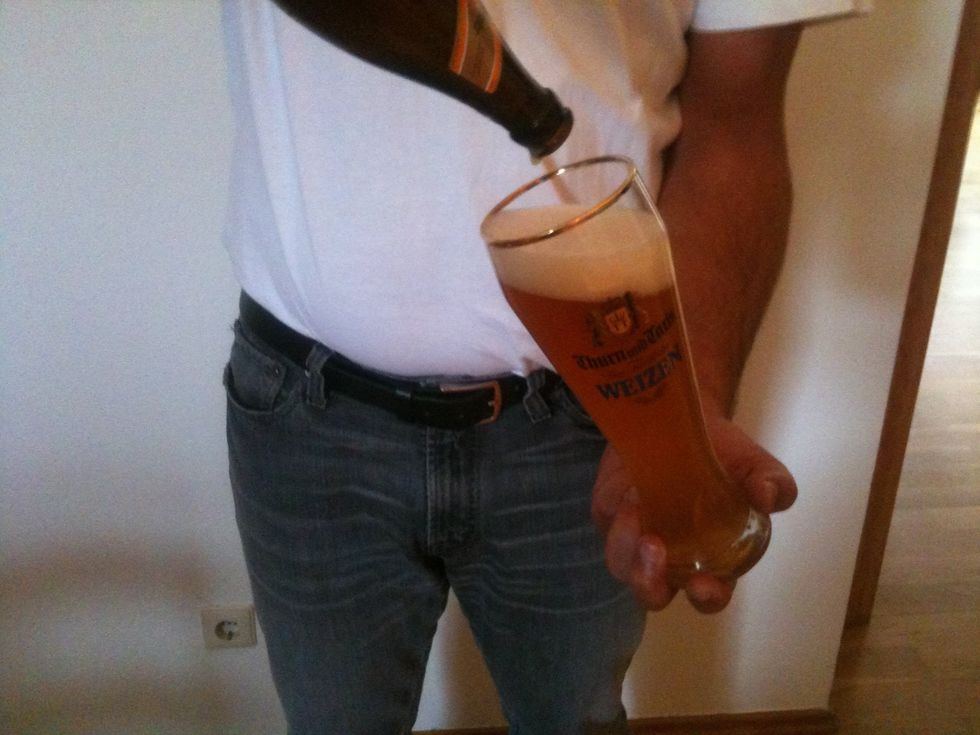 . . . until the bottle is nearly empty.