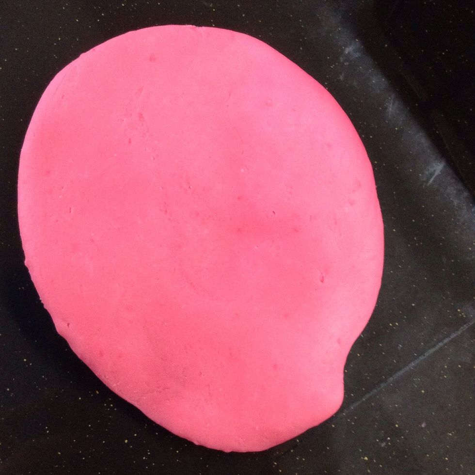 Until the color is even:)