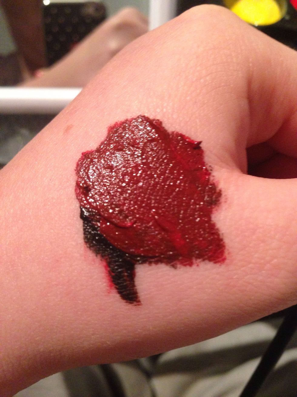 Until you get a sore, blood like color your happy with