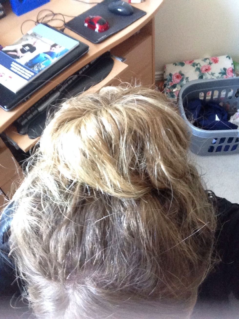 Until you have it the way you like! Secure with lots of pins and your done! :)