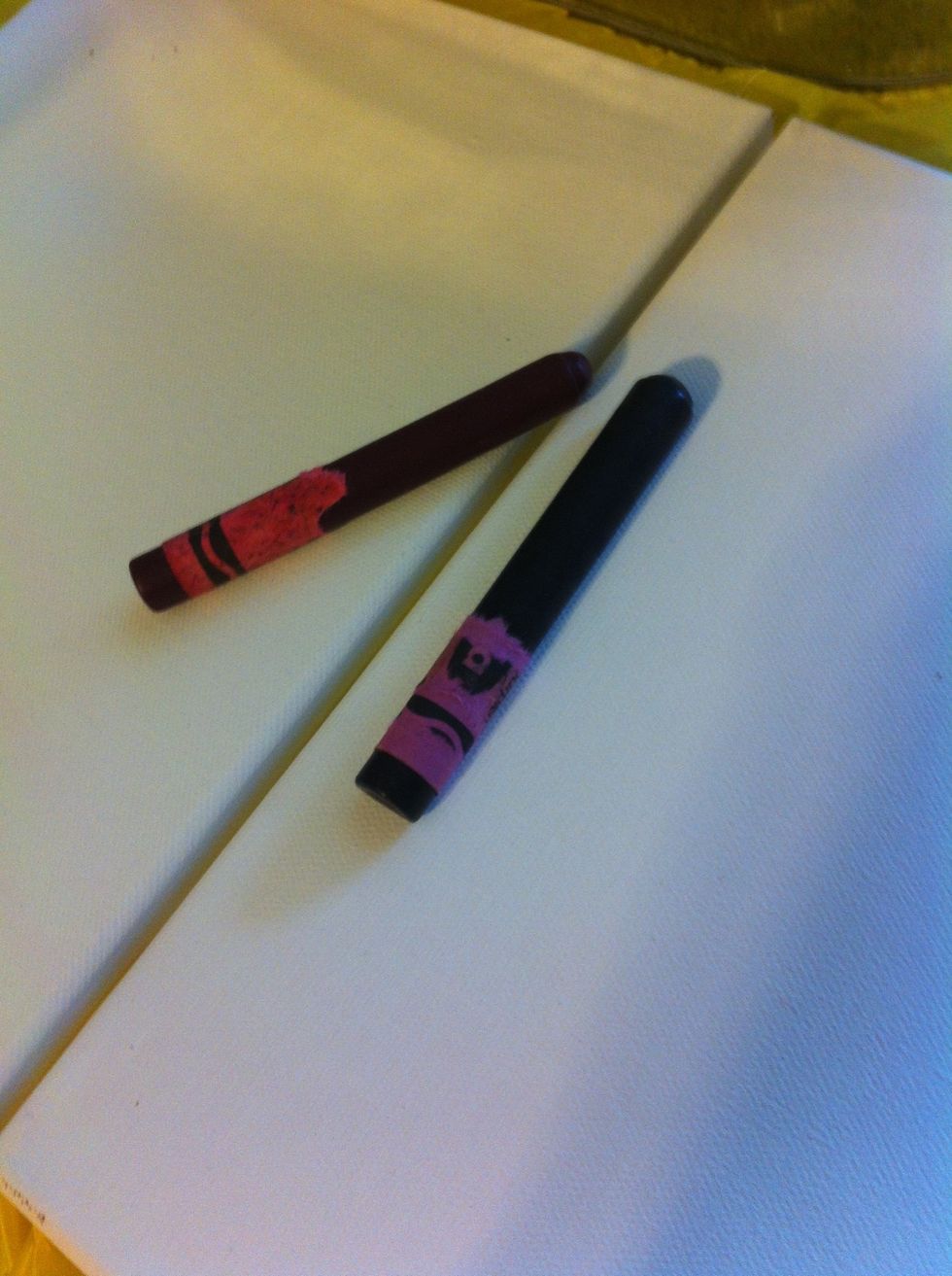 Unwrap crayons!