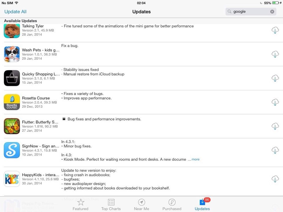 Update all apps (because bugs sometimes make your iPad glitchy and slow).