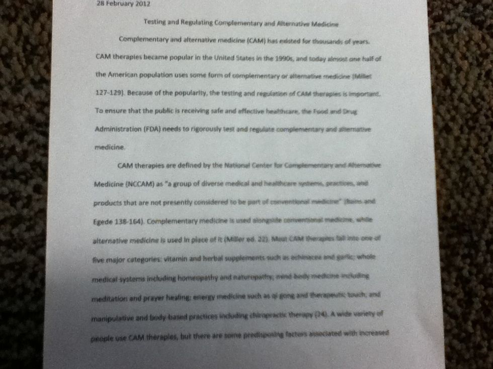 Use 12 pt academic font and double-space throughout.