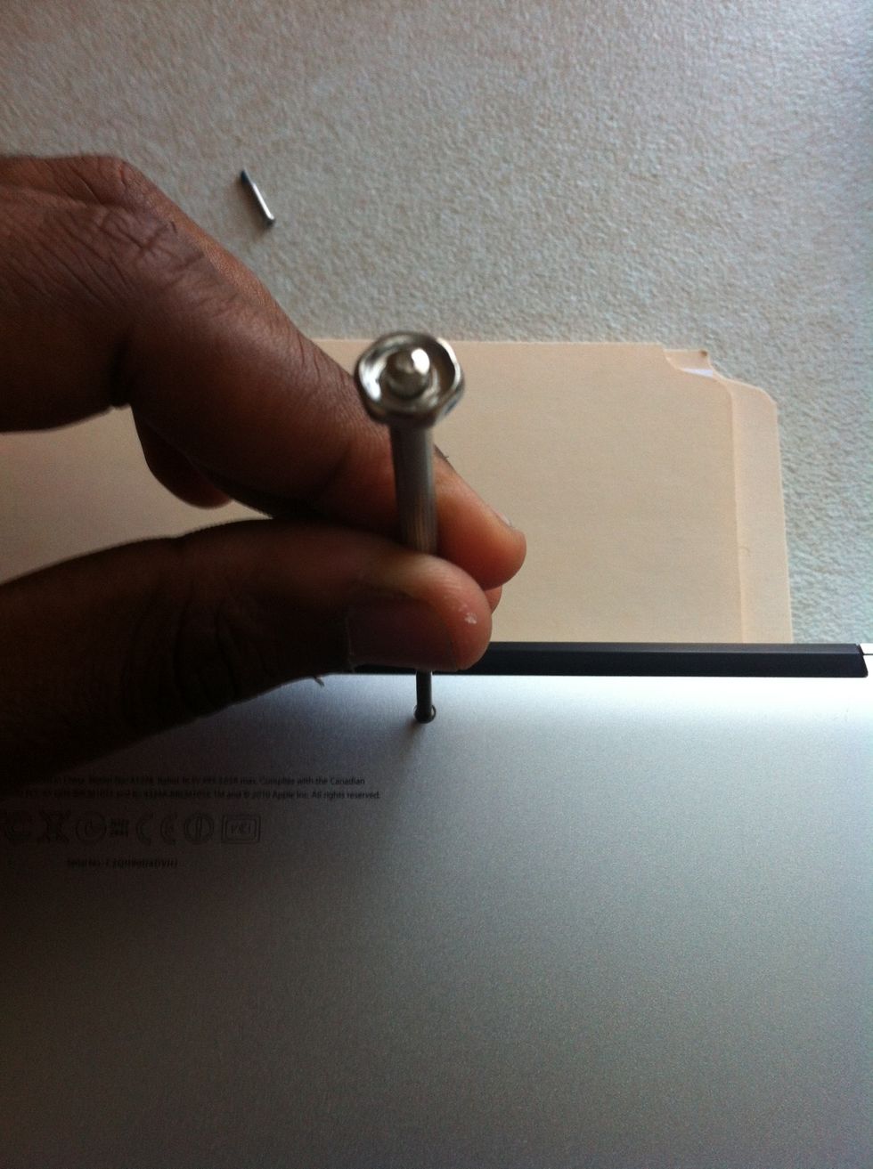 Use a #0 size precision screw driver to remove all the screws