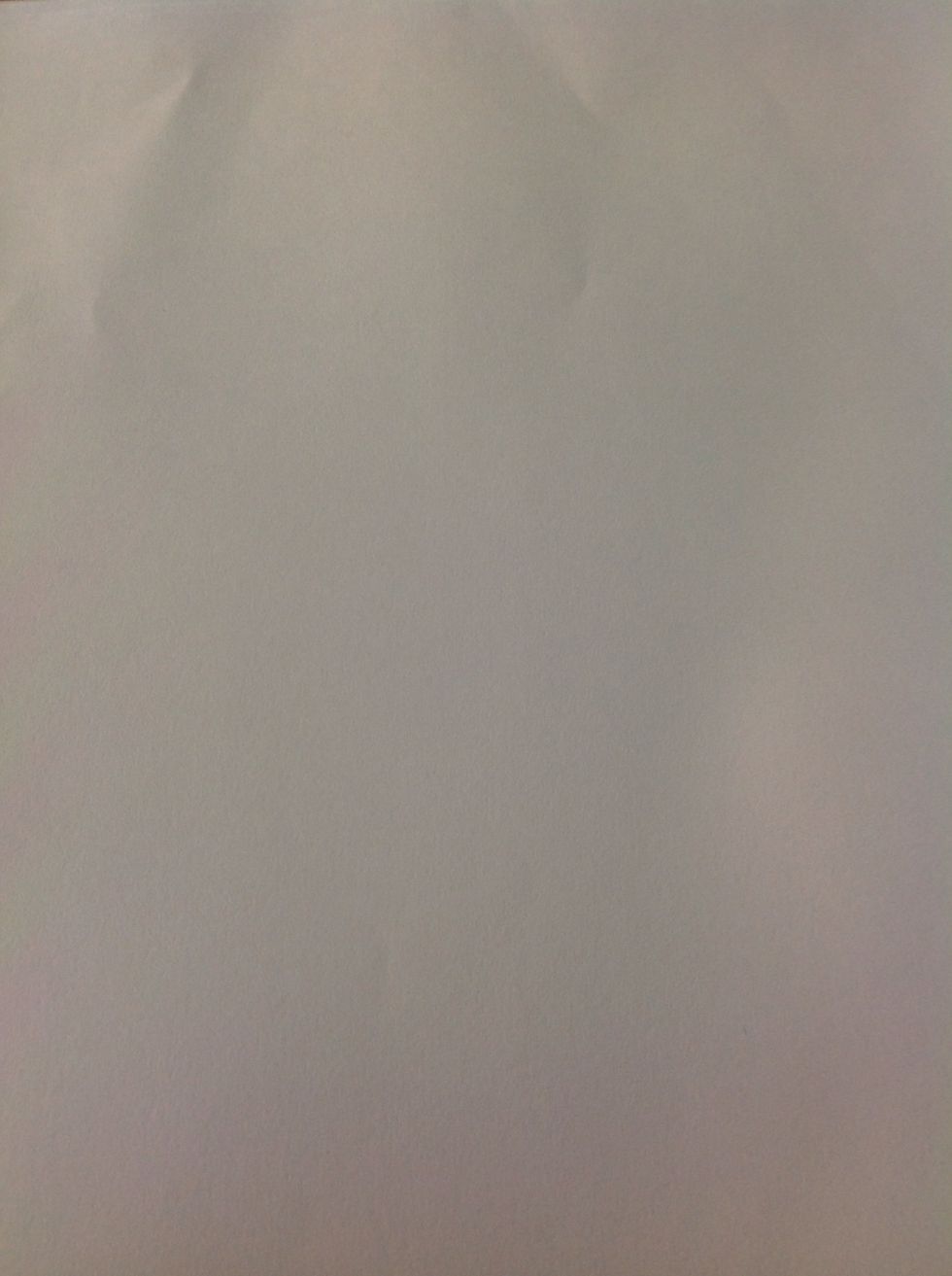 Use a blank piece of computer paper to start your project.