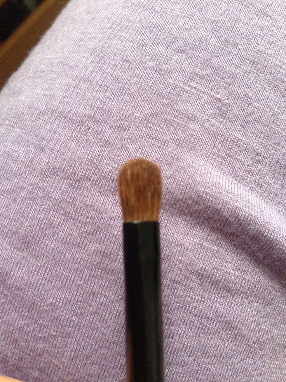 Use a flat brush