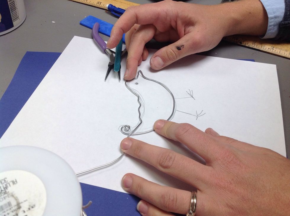 How to create a wire bird sculpture B+C Guides