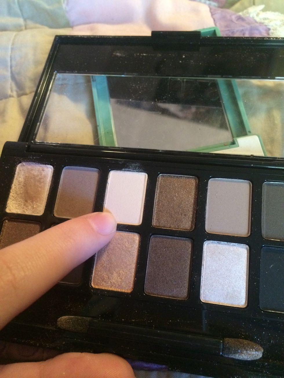 use a flesh toned color for your brow bone