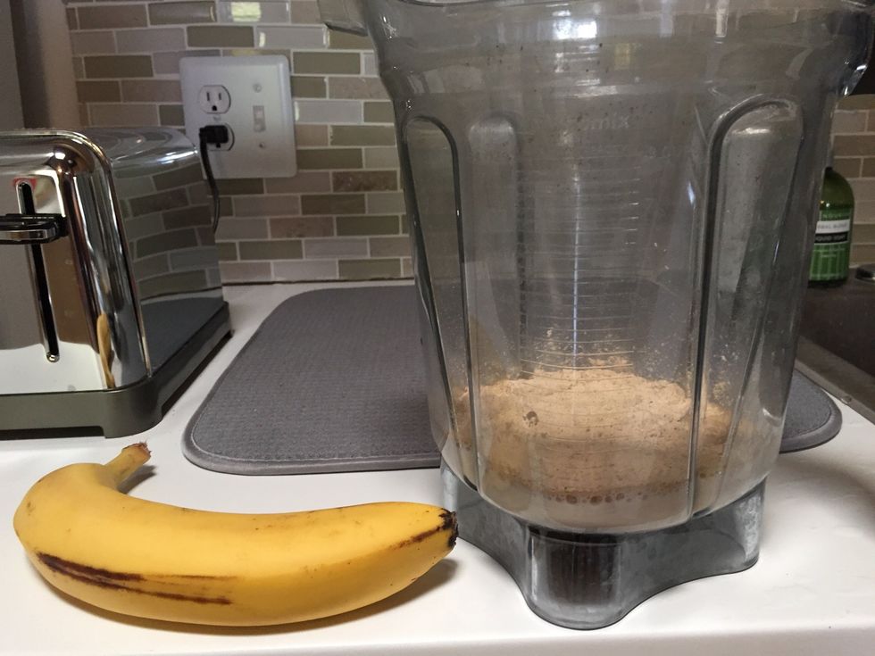 Use a full, ripe banana stored at room temperature.