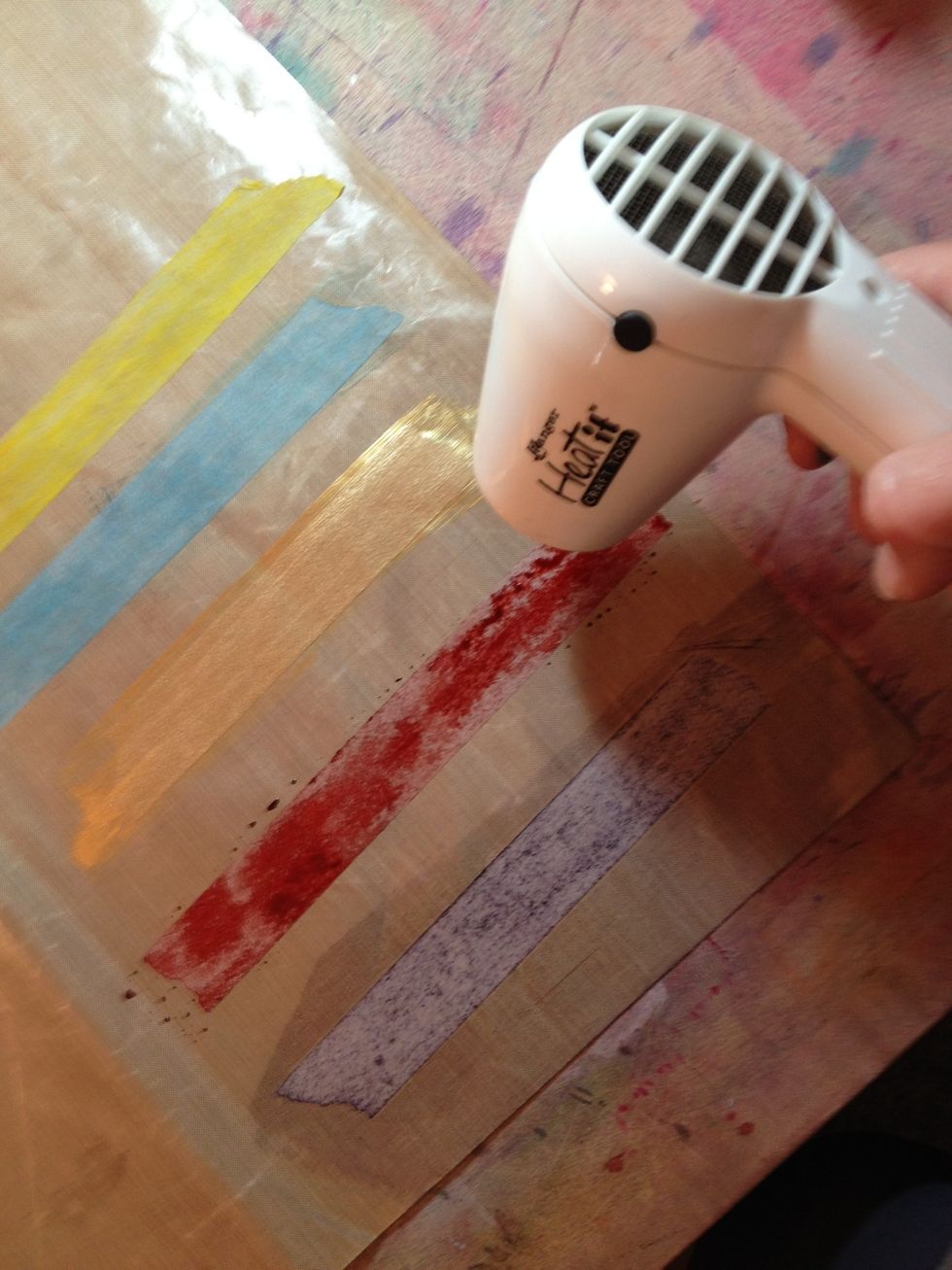 Use a heat gun to help it dry if you are impatient...