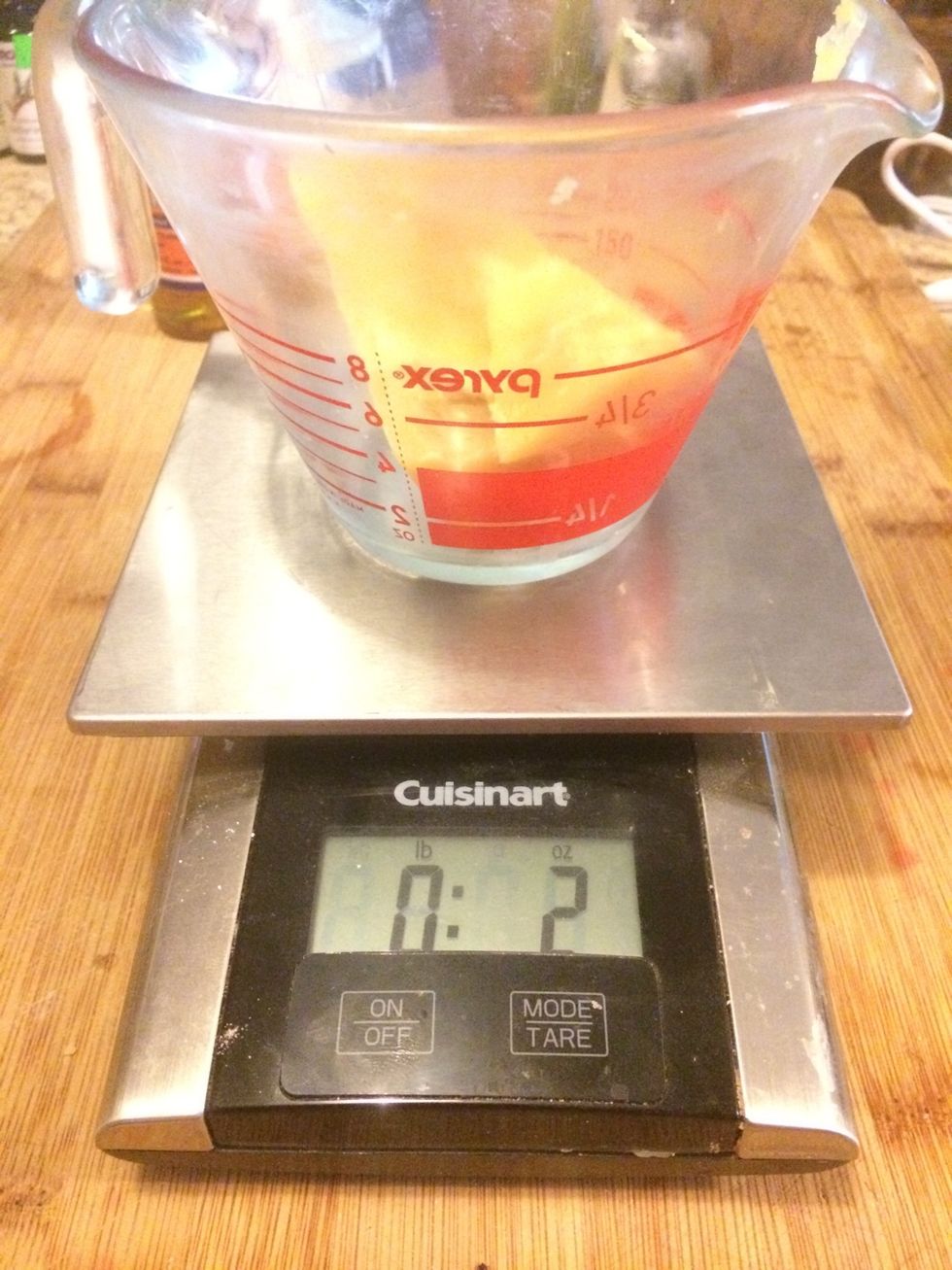 Use a kitchen digital scale.