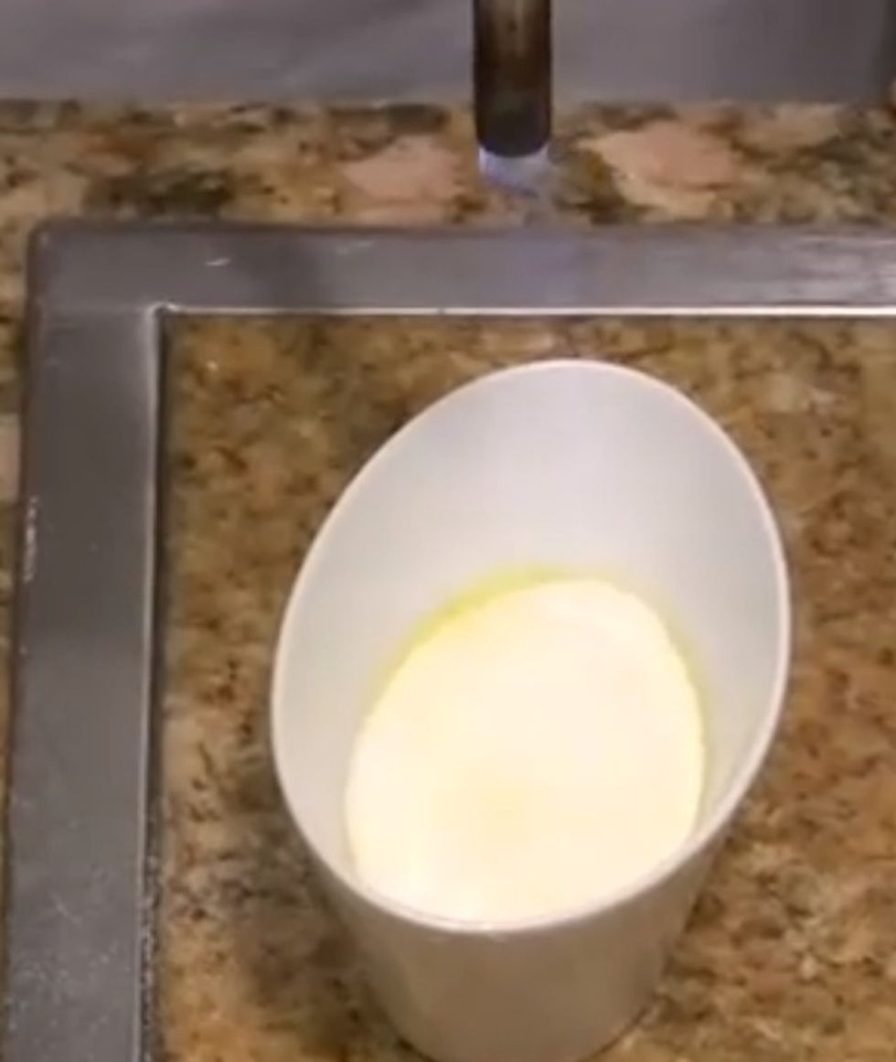 Use a kitchen torch to caramelize the sugar.