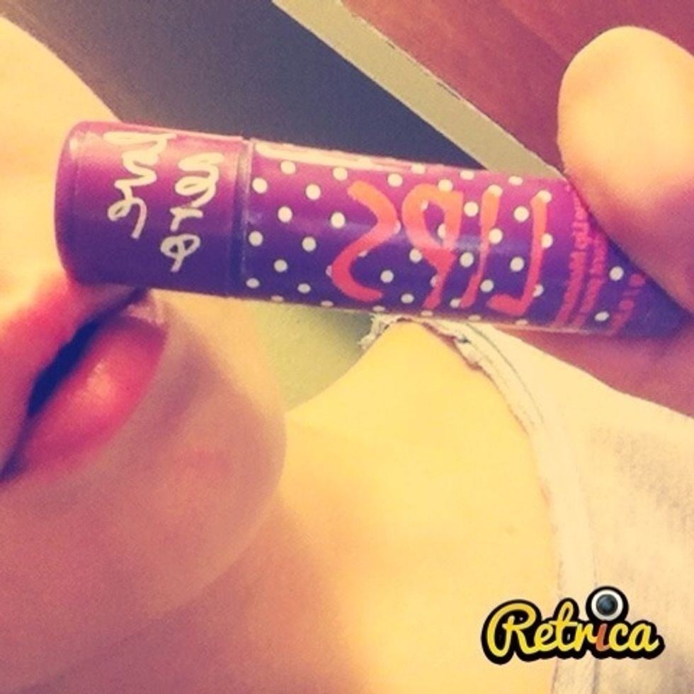 Use a lip moisturizer.