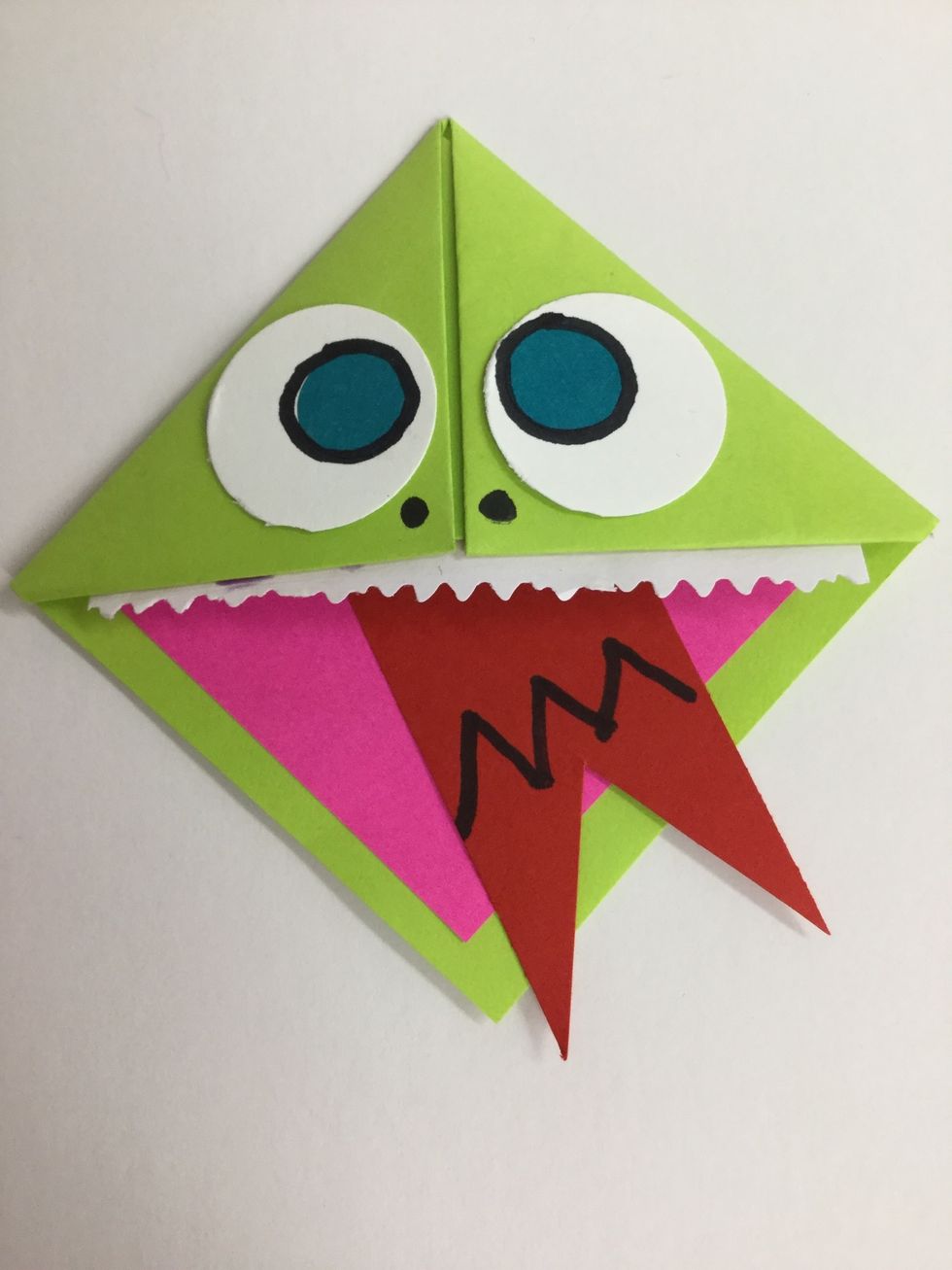 Use a marker to outline pieces and add details if you like.