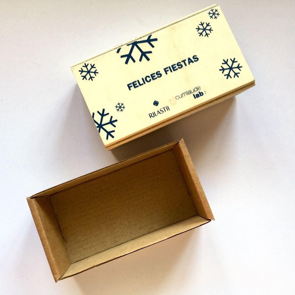 Use a matchbox type box to easily create a unique cord dispenser.